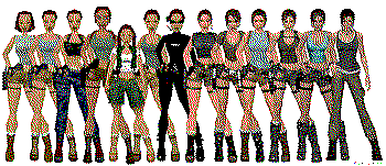 Evolution of Lara Croft models