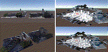 Testing the automatic splitting of a city into a set of octahedral impostored grid cells.