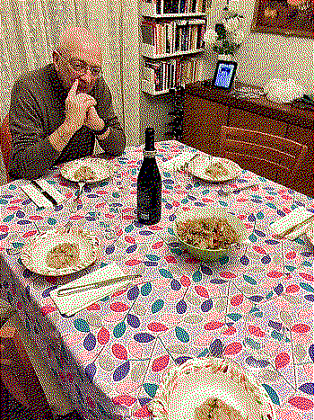 We always had a big table in the house, always ready to feed, somehow, an unspecified number of people at the last minute.