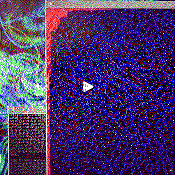 ...it's the visualization of a small program that tries to generate point sets with as-gradual-as-possible minimum distance decrease